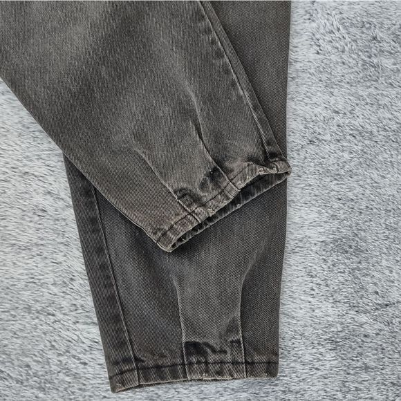 Vintage 80s Authentic Whipp High Waisted Mom Jeans with Suspenders Flap - Picture 9 of 11